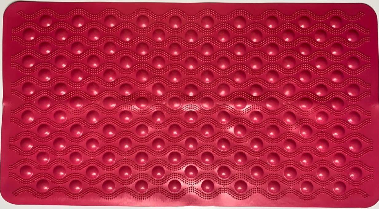 SPA-коврик Soft Touch Волна, малиновый, 71*40см